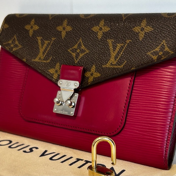 Louis Vuitton Marie Rose Fuchsia Monogram Epi Leather Wallet Clutch - Picture 16 of 16